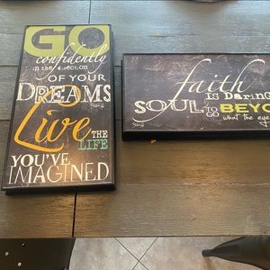 2 inspirational saying photos